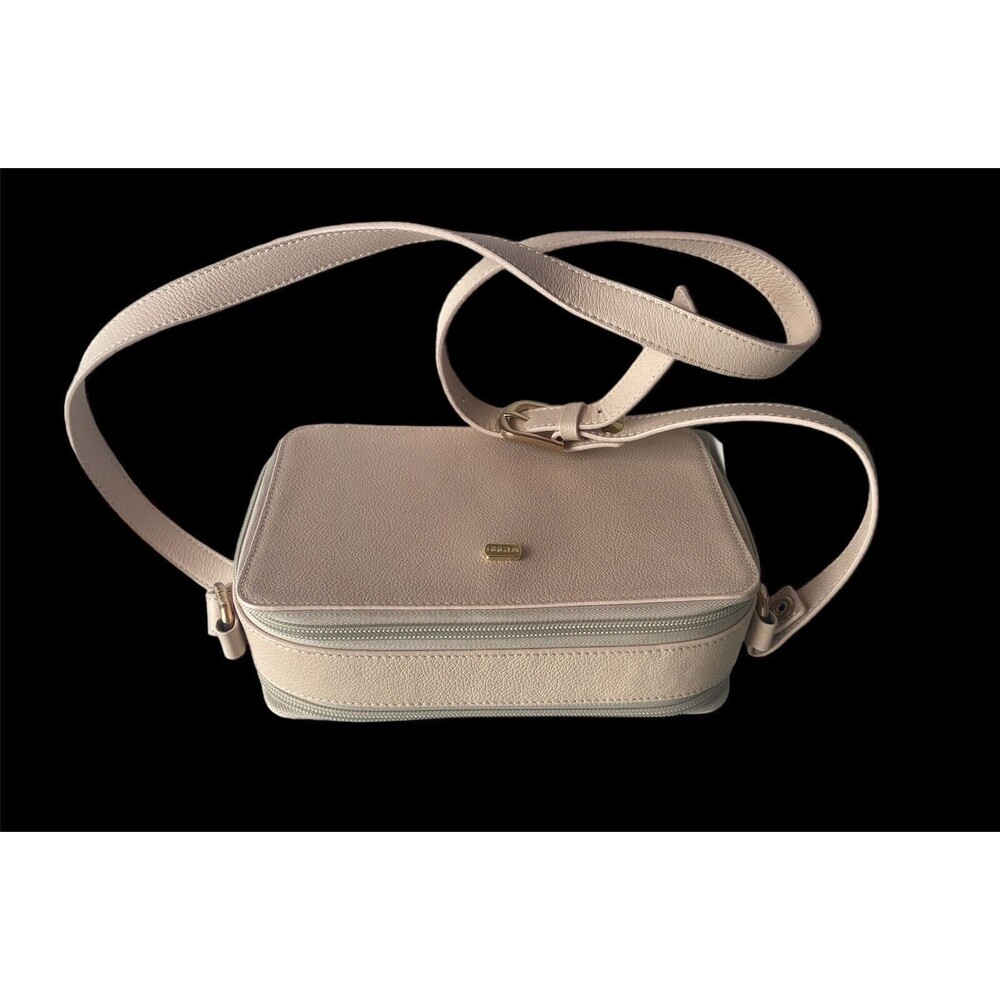 MUSSI Crossbody Bag Purse 100% Colombian Leather Blush, New with tags